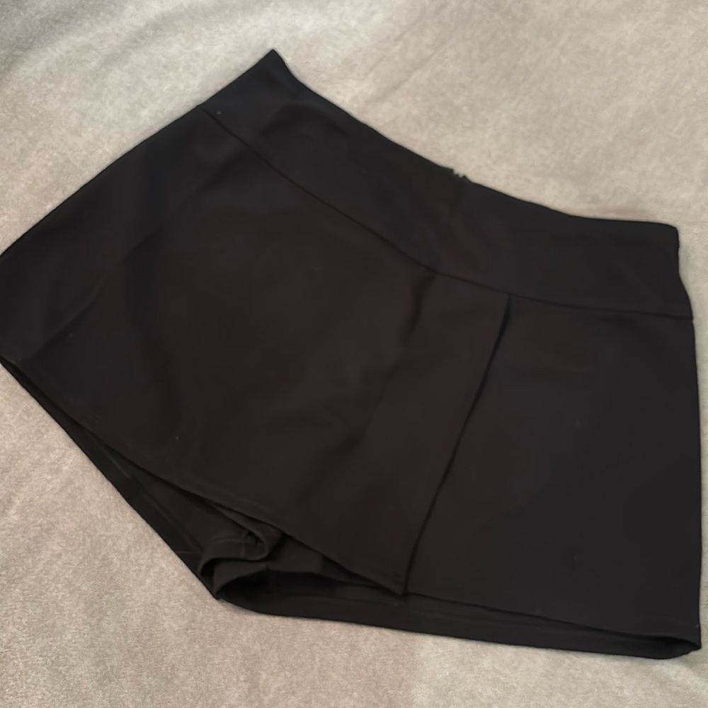 🎃 EUC🖤BLACK STRETCH TWILL SKORT